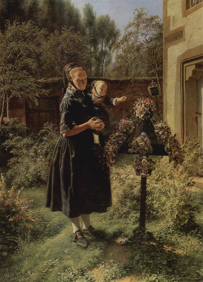 Сочинение по картине: Рейтерн - "На кладбище Вилленсхаузена"