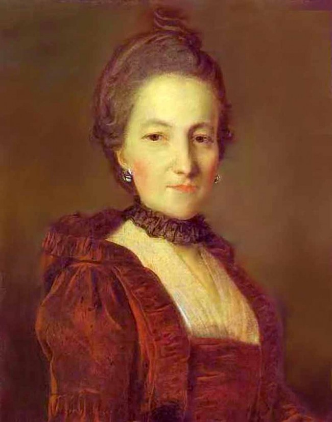 Сочинение по картине: Рокотов - "Портрет неизвестной в красном платье"