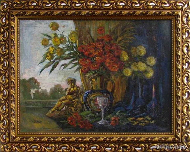 Сочинение по картине: Россинские - "Натюрморт со скульптурой"