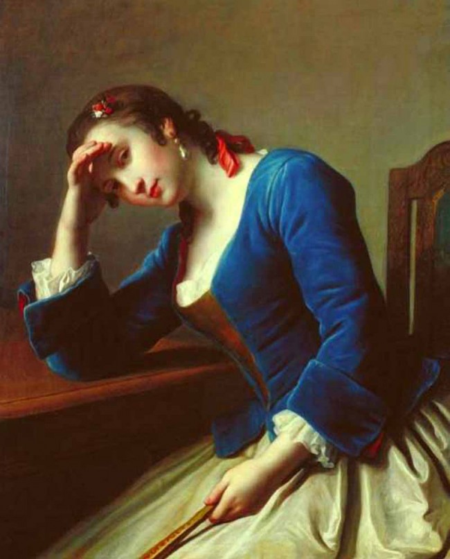 Сочинение по картине: Ротари - "Девушка с веером"