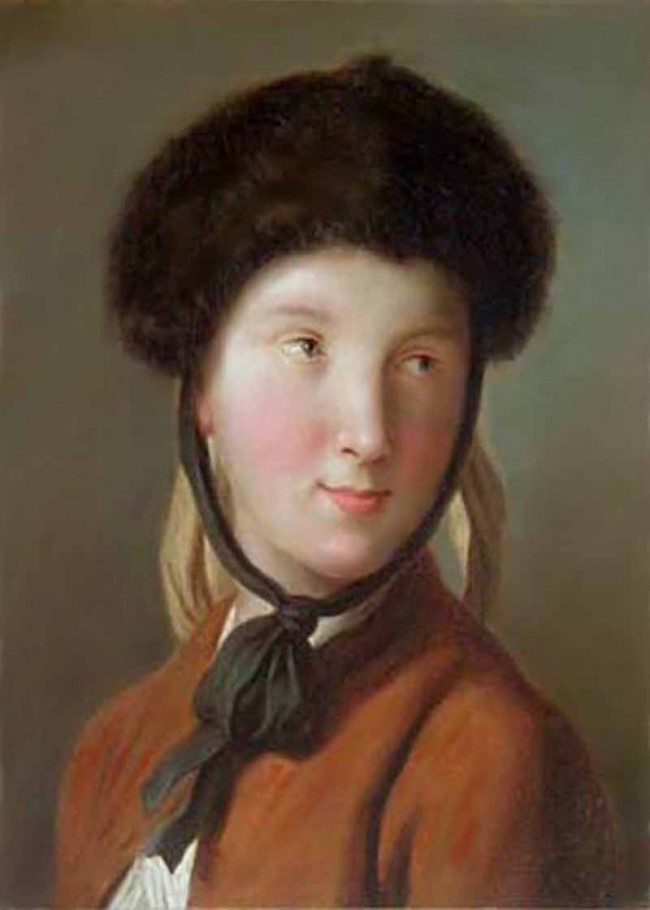 Сочинение по картине: Ротари - "Девушка в меховой шапке"