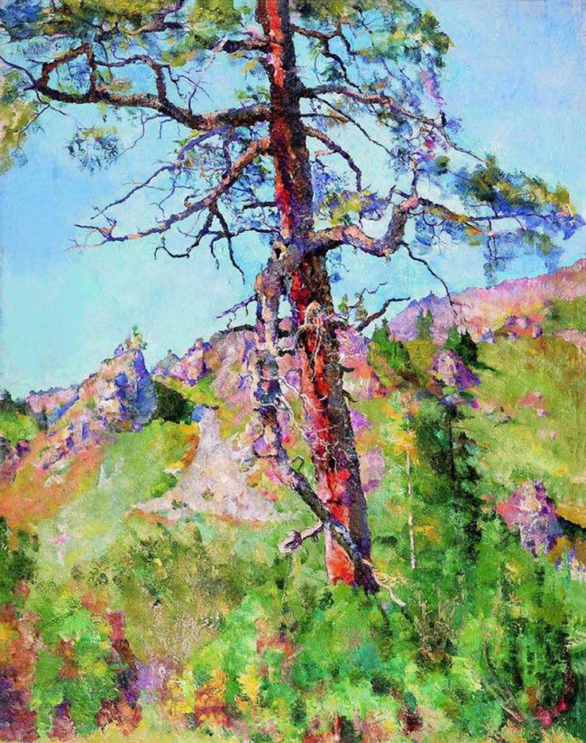 Сочинение по картине: Рожденственский - "Начало осени. Лиственница"