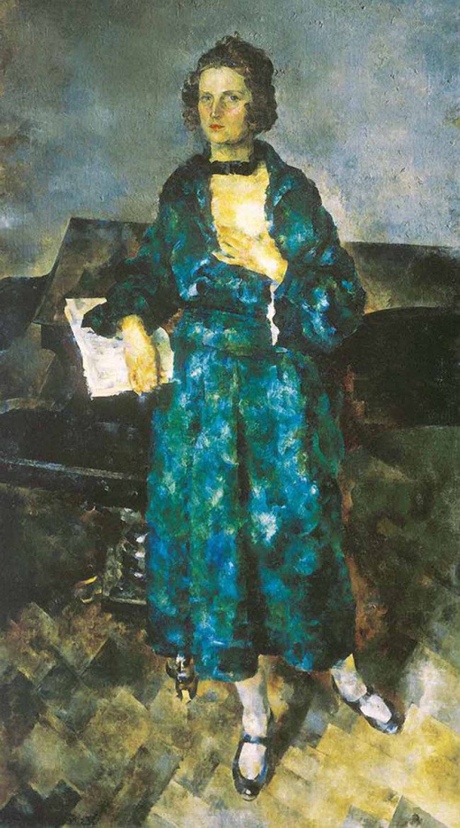 Сочинение по картине: Рожденственский - "Портрет жены художника"