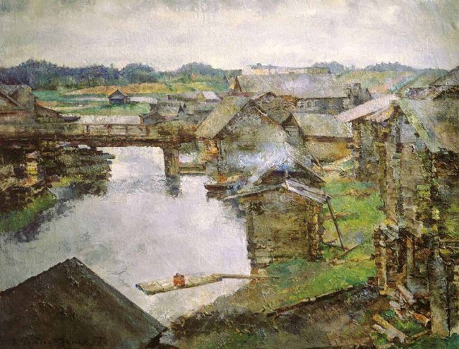 Сочинение по картине: Рожденственский - "Север. Мост"