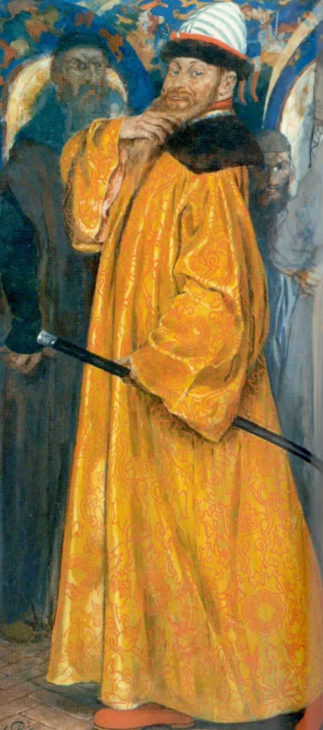 Сочинение по картине: Рябушкин - "Пожалован шубой с царского плеча"