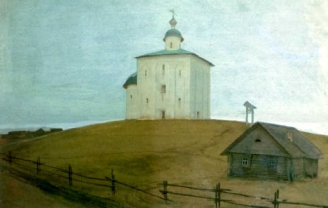 Сочинение по картине: Рябушкин - "Церковь"