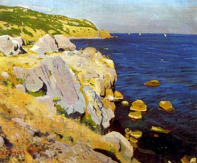 Сочинение по картине: Рылов - "Скалы в Кекенеизе"