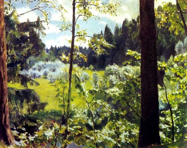 Сочинение по картине: Рылов - "Зеленое кружево"