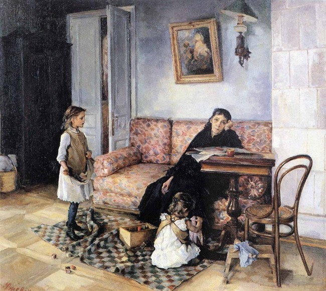 Сочинение по картине: Ржевская - "Сироты"