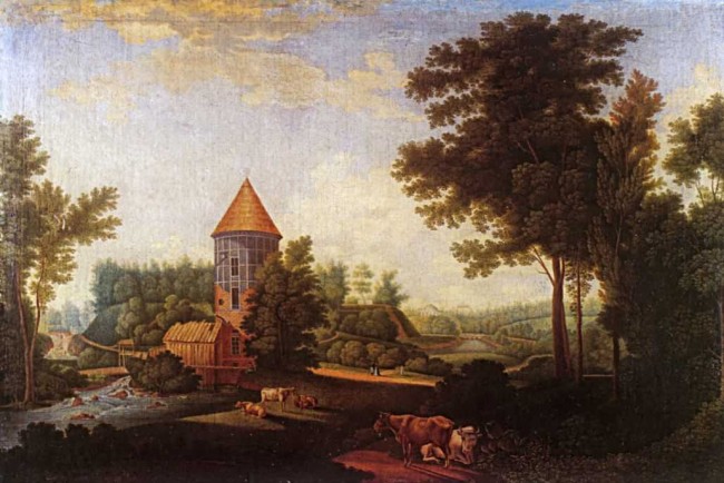 Сочинение по картине: Щедрин - "Мельница и башня Пиль в Павловске"