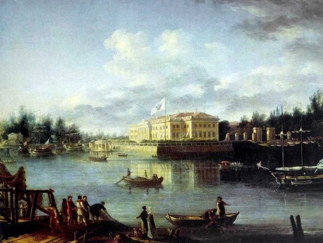Сочинение по картине: Щедрин - "Вид на Каменноостровский дворец через Большую Невку со стороны Строгановской набережной"
