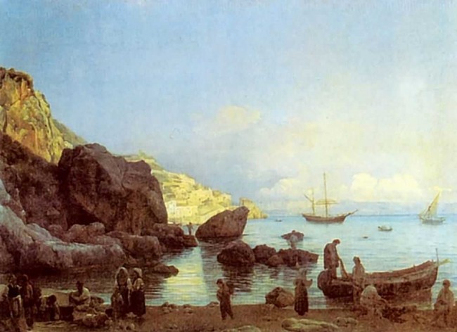 Сочинение по картине: Щедрин - "Вид Амальфи близ Неаполя"