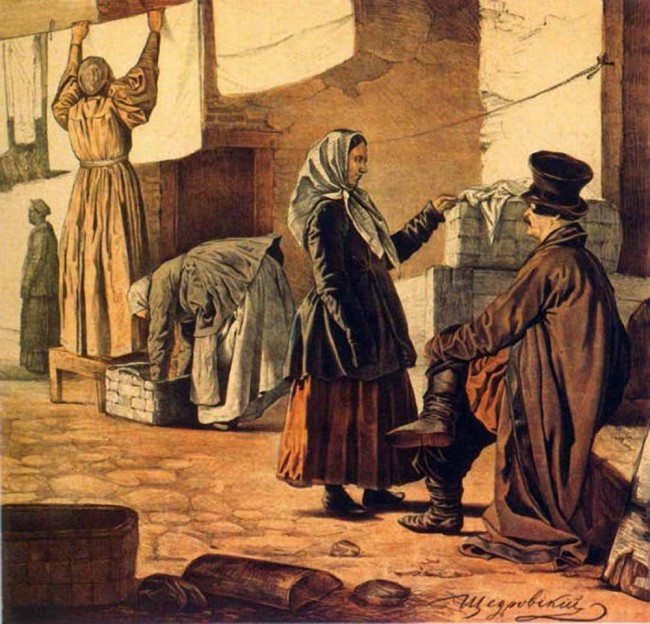 Сочинение по картине: Щедровский - "Прачки"