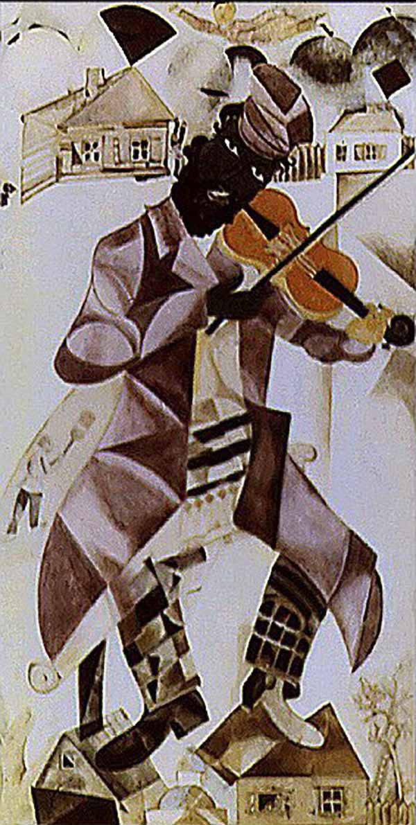 Сочинение по картине: Шагал - "Музыка"