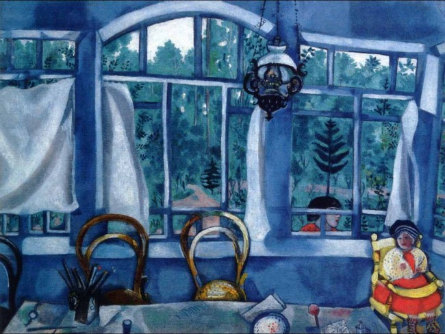 Сочинение по картине: Шагал - "Окно в сад"