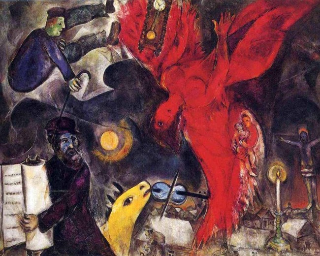 Сочинение по картине: Шагал - "Падший ангел"