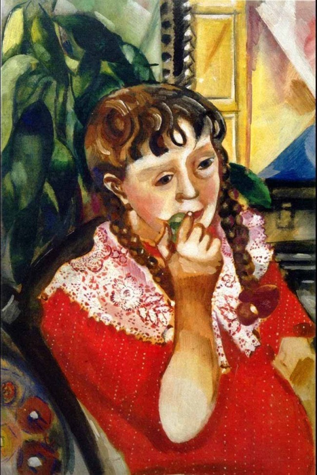 Сочинение по картине: Шагал - "Портрет сестры Марьясинки"