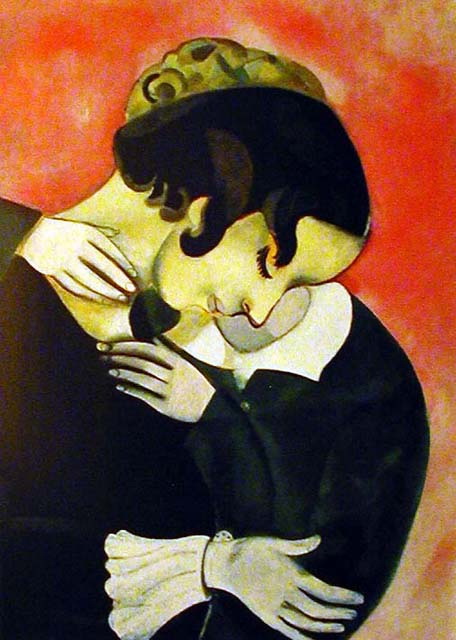 Сочинение по картине: Шагал - "Розовые любовники"