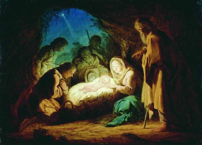 Сочинение по картине: Шебуев - "Поклонение пастырей"