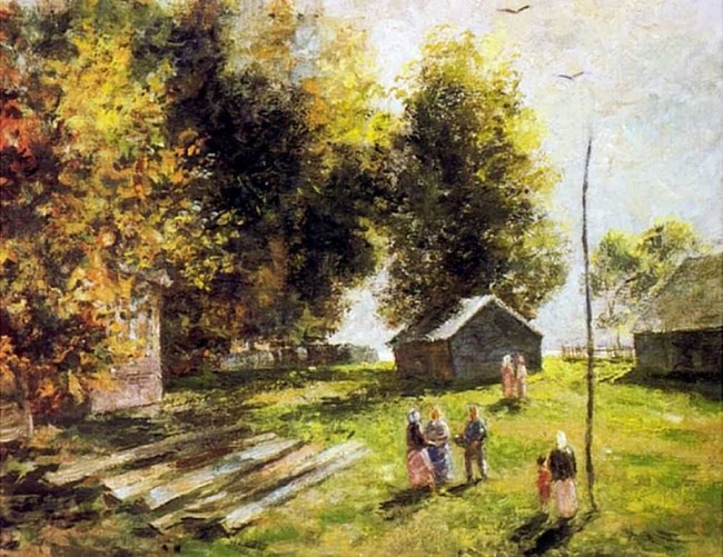 Сочинение по картине: Шевченко - "Деревенский пейзаж"