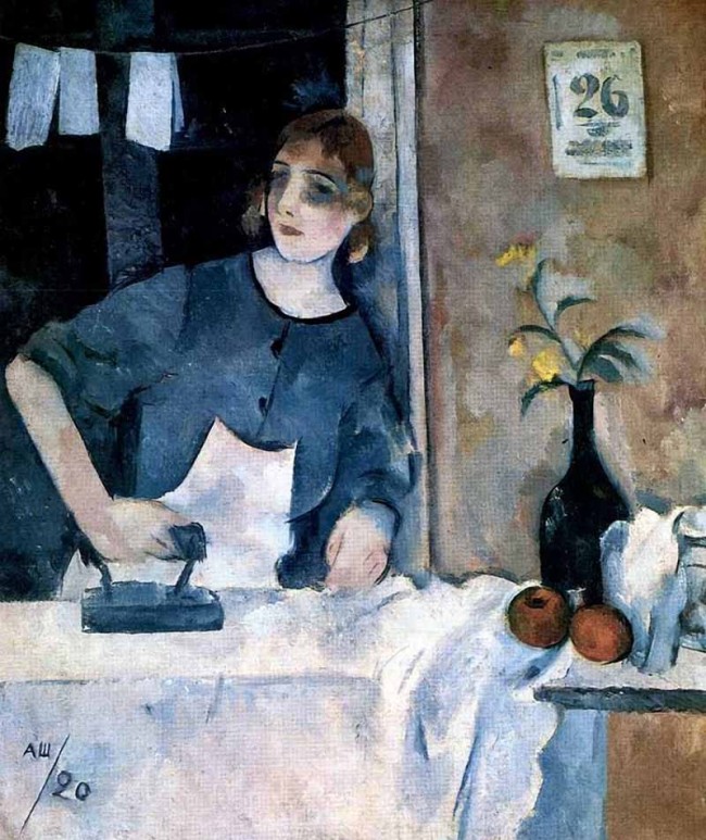 Сочинение по картине: Шевченко - "Гладильщица"