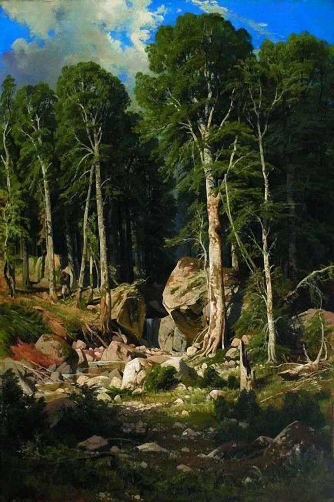 Сочинение по картине: Шильдер - "Лесной пейзаж" Сочинение по картине: Шильдер - "Лесной пейзаж"