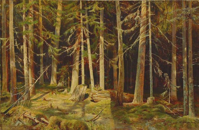 Сочинение по картине: Шишкин - "Бугры"