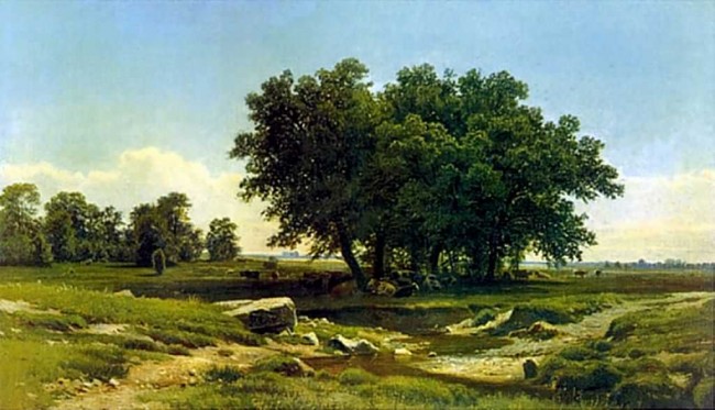 Сочинение по картине: Шишкин - "Дубки"