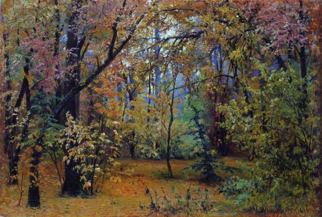 Сочинение по картине: Шишкин - "Осенний лес"