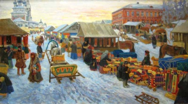 Сочинение по картине: Шлеин - "Ярмарка"