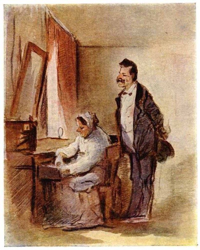 Сочинение по картине: Шмельков - "К маменьке за деньгами"