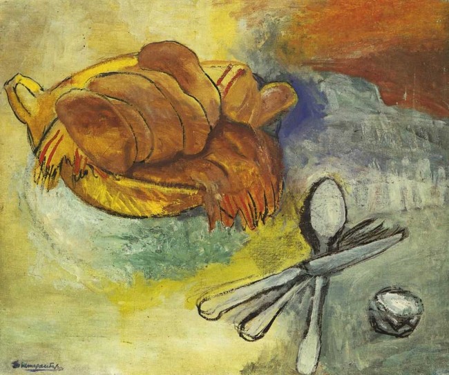 Сочинение по картине: Штеренберг - "Хлебница и солонка"