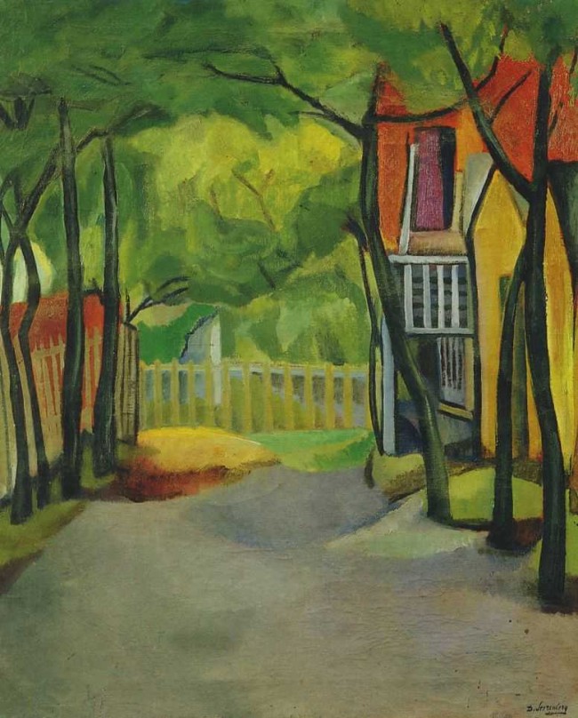 Сочинение по картине: Штеренберг - "Наш двор"