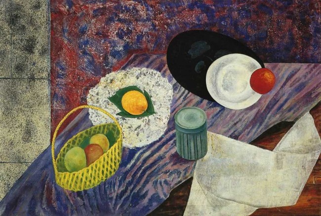 Сочинение по картине: Штеренберг - "Натюрморт с черным подносом"