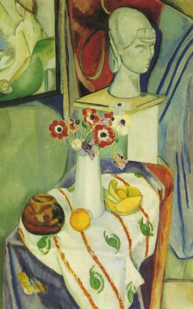 Сочинение по картине: Штеренберг - "Цветы и гипс"