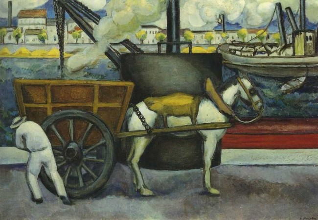 Сочинение по картине: Штеренберг - "У Сены"