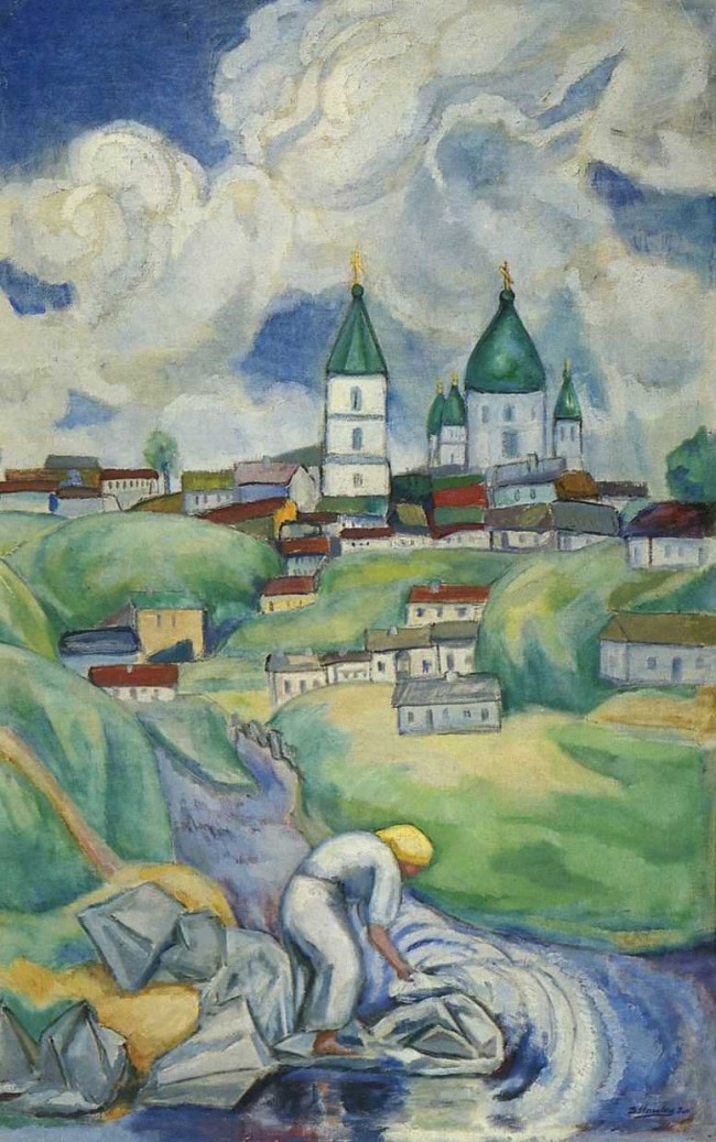 Сочинение по картине: Штеренберг - "У реки. Житомир"