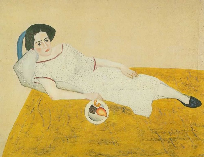 Сочинение по картине: Штеренберг - "Женщина на диване. Н.Д.Штеренберг"