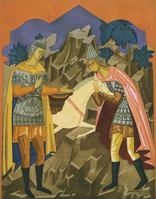 Сочинение по картине: Шухаев - "Лжедмитрий и боярин Пушкин"