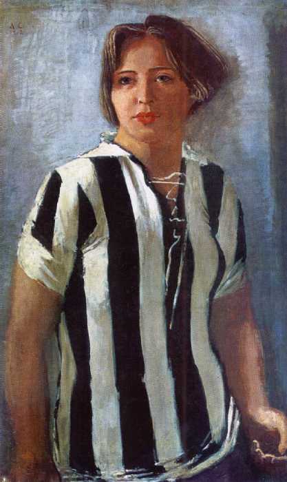 Сочинение по картине: Самохвалов - "Девушка в футболке"