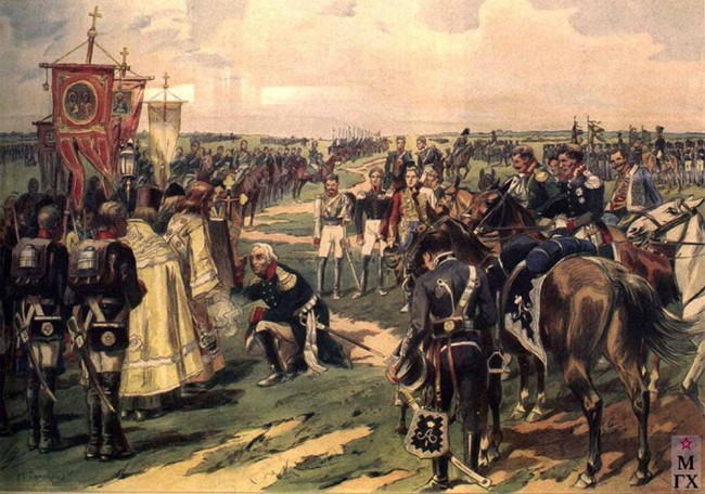 Сочинение по картине: Самокиш - "Кутузов перед битвой при Бородино"