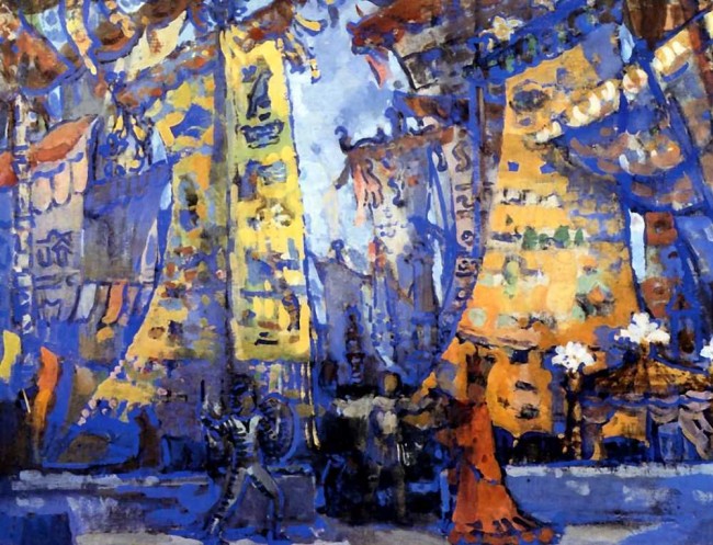 Сочинение по картине: Сапунов - "Набережная Александрии"