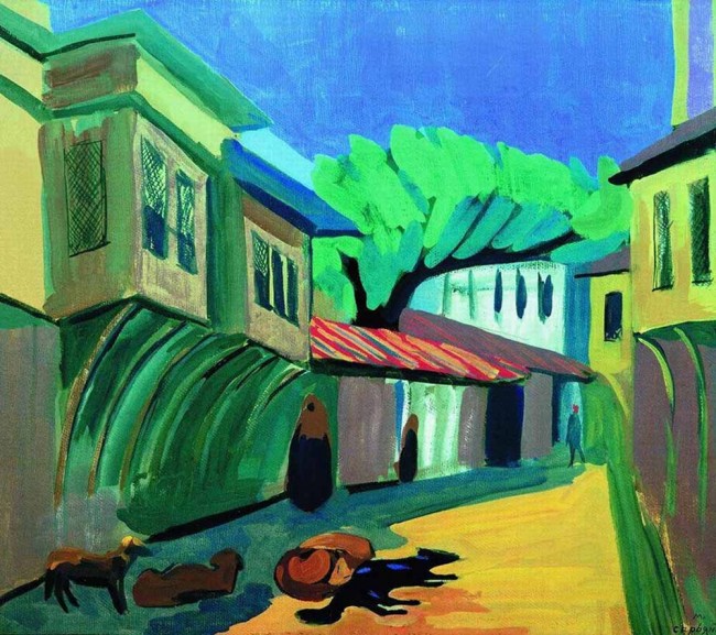 Сочинение по картине: Сарьян - "Константинополь. Собаки" Сочинение по картине: Сарьян - "Константинополь. Собаки"