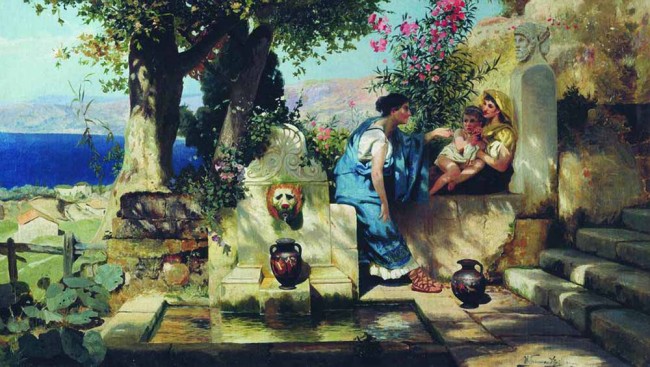 Сочинение по картине: Семирадский - "Баловник"