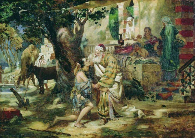 Сочинение по картине: Семирадский - "Блудный сын"