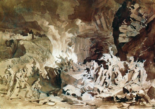 Сочинение по картине: Семирадский - "Гибель Содома"