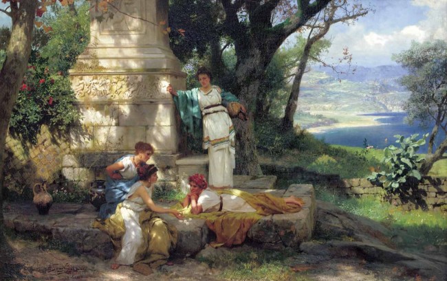 Сочинение по картине: Семирадский - "Игра в кости"