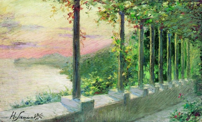 Сочинение по картине: Семирадский - "Итальянский пейзаж" Сочинение по картине: Семирадский - "Итальянский пейзаж"