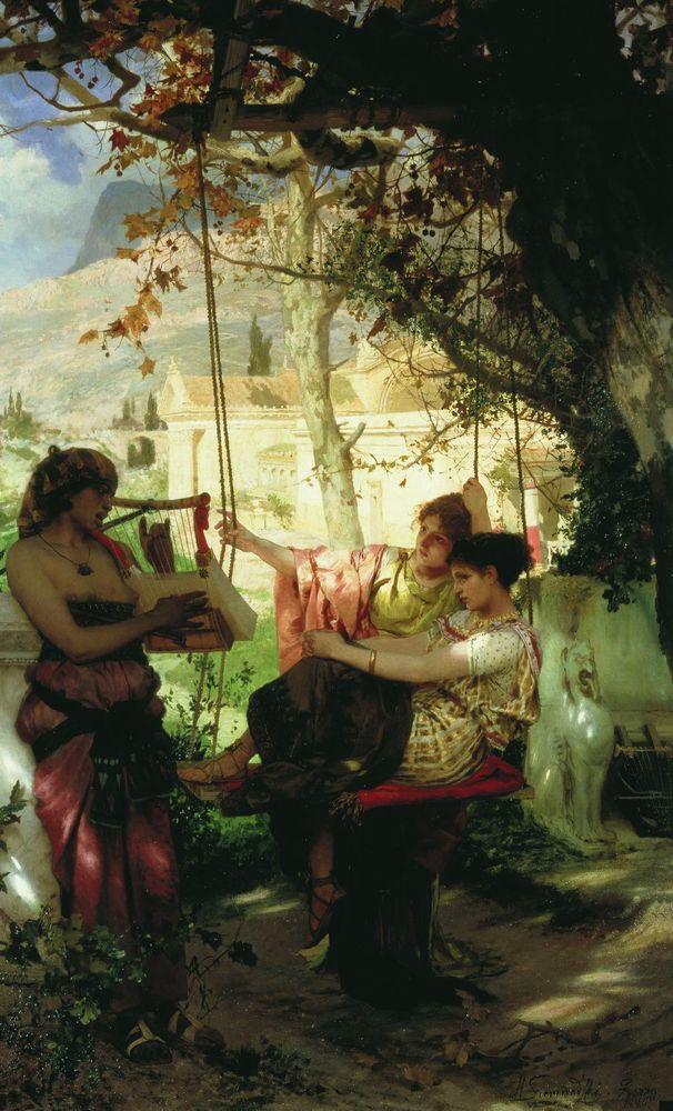 Сочинение по картине: Семирадский - "Песня рабыни"