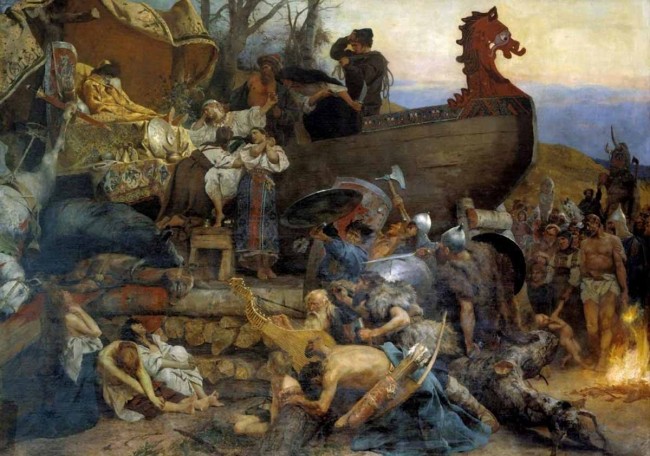 Сочинение по картине: Семирадский - "Похороны знатного руса в Булгаре"
